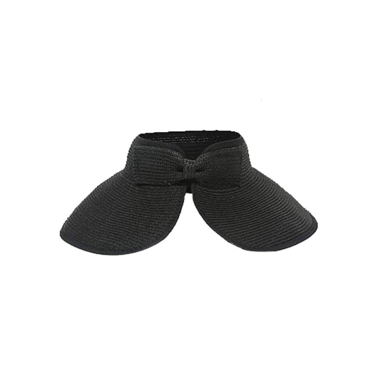 

Newly Fashion Girl Lady Beach Sun Visor Foldable Roll Up Wide Brim Straw Hat Cap FIF66, Coffee