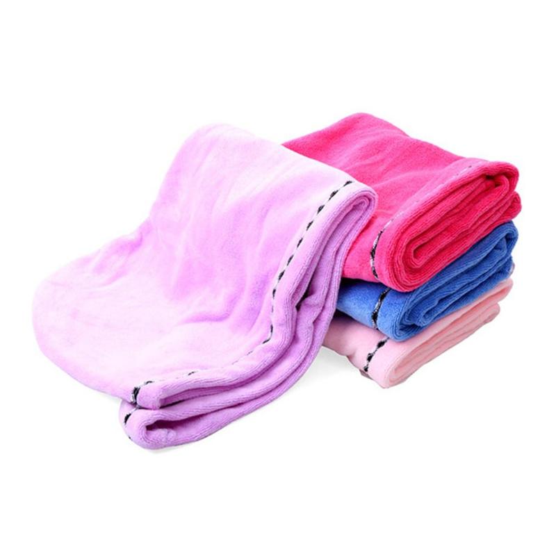 

New Women Microfiber Super Absorbent rapid drying Turban Quick Dry Wet Hair Dryer Hat Bath Shower Towel Bathroom head Towels Cap