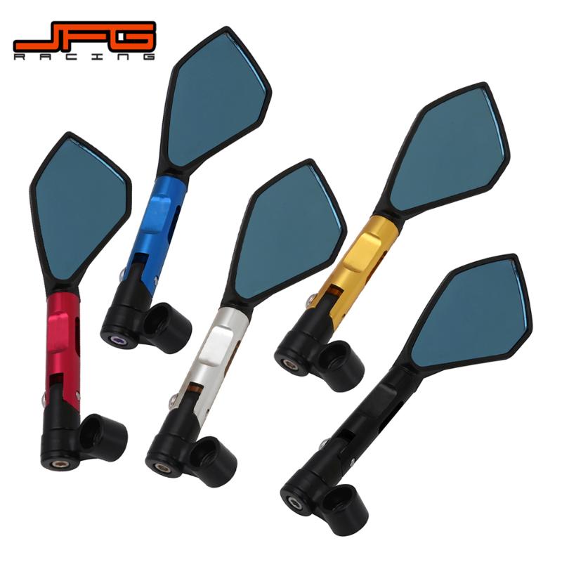 

Motorcycle Universal CNC Rearview Rear Side Mirrors For YS150 TMAX 530 TDM850 FZ6N MT10 C8 NMAX155 Fazer8 YZF R1 R3 R6