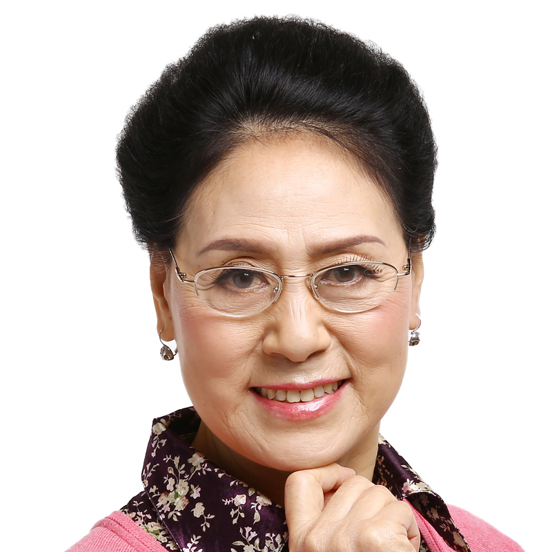 

Progressive presbyopic glasses can see far can see near HD ultra light anti fatigue pure titanium women's reading glasses