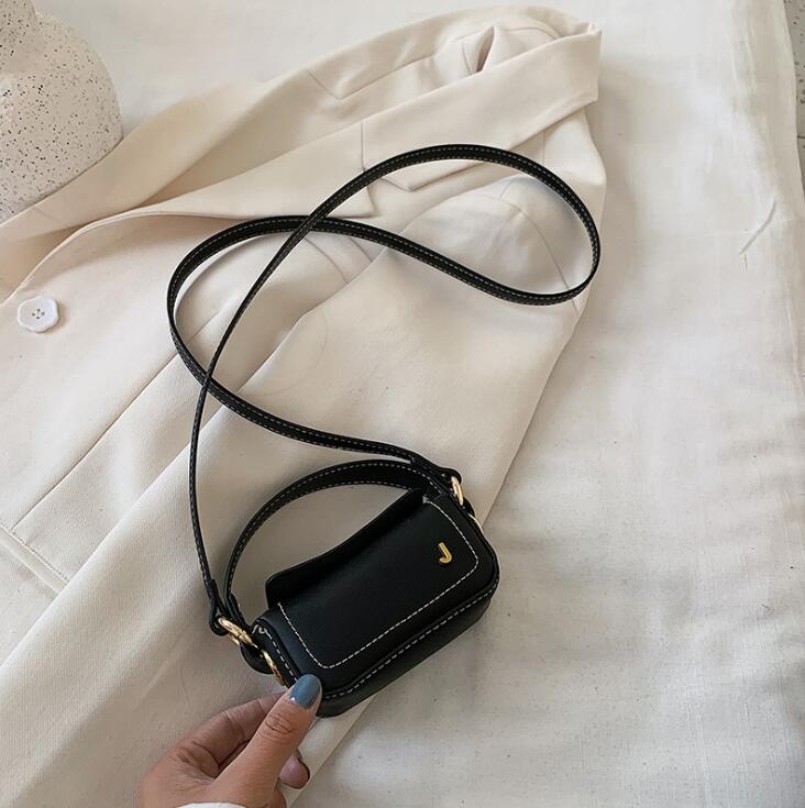 

handbags purses Mini lipstick shoulder bags messenger bag summer candy cross body beach travel bags, Black