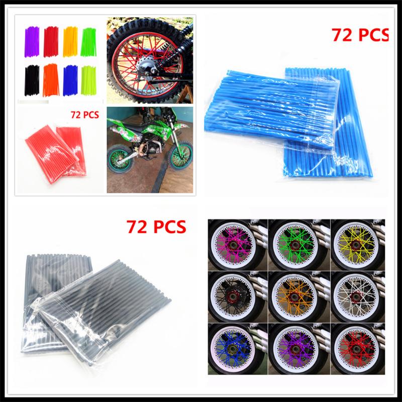 

Motorcycle Motorcross Pitbike dirtbike Wheel Spoke Cover Rim Protector Wrap for WR250R X SEROW225 250R125 L ER250