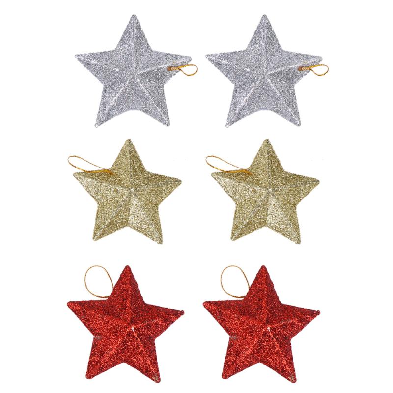 

18pcs Pendant Fashion Shiny Reusable Beautiful Hanging Decor for Chrisrmas Decor Home Christmas Tree