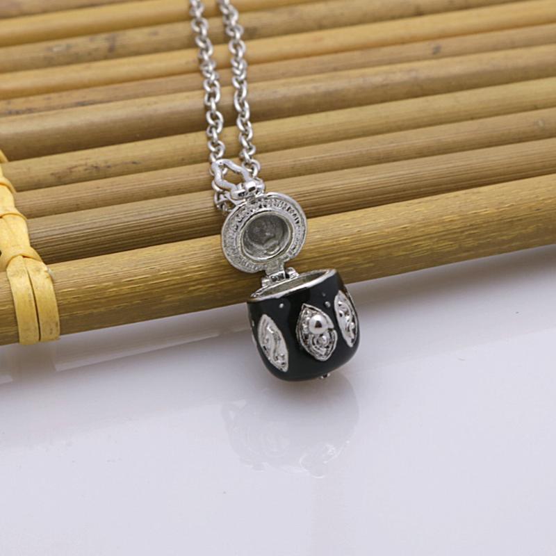 

1pc Retro Pretty Water Drop Shape Pet Ashes Memorial Wishing Pendant Chain Charm