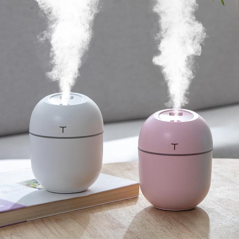 

200ML Mini Ultrasonic Humidifier USB Air Atomizers Night Light Aroma Essential Oil Diffuser for Home Car LED Mist Maker Fogger