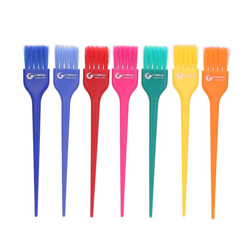 

7 pcs Hair Coloring Combs Hair Dye Color Brush Set Salon Coloring Tool Highlight Tint Brushes Combs Set with Soft Bristle