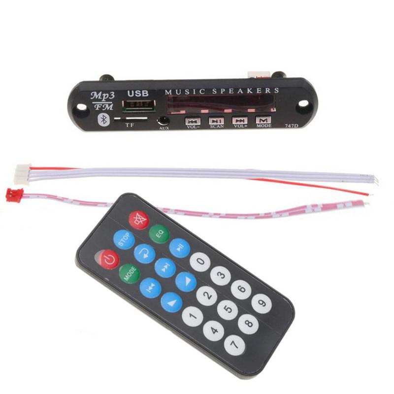 

Wireless Decoder Board Radio 3.5Mm Audio Receiver Wireless Receiver Car Kit Player Decoder Card Color Screen