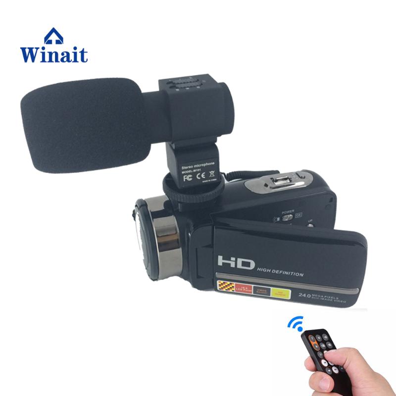 

FULL HD 720p digital video camera night vision home use cheap gift digital video recorder with 3.0'' touch display free shipping, Standard