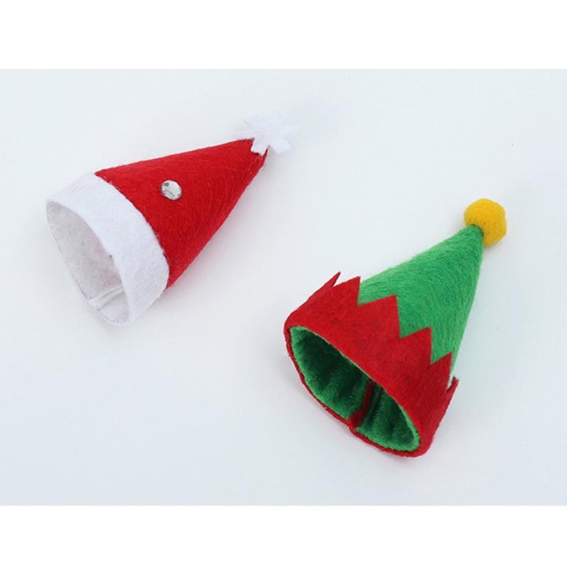 

10Pcs Lollipop Hats Cute Durable Decorative Christmas Hat Decorations for Restaurant Hotel Party