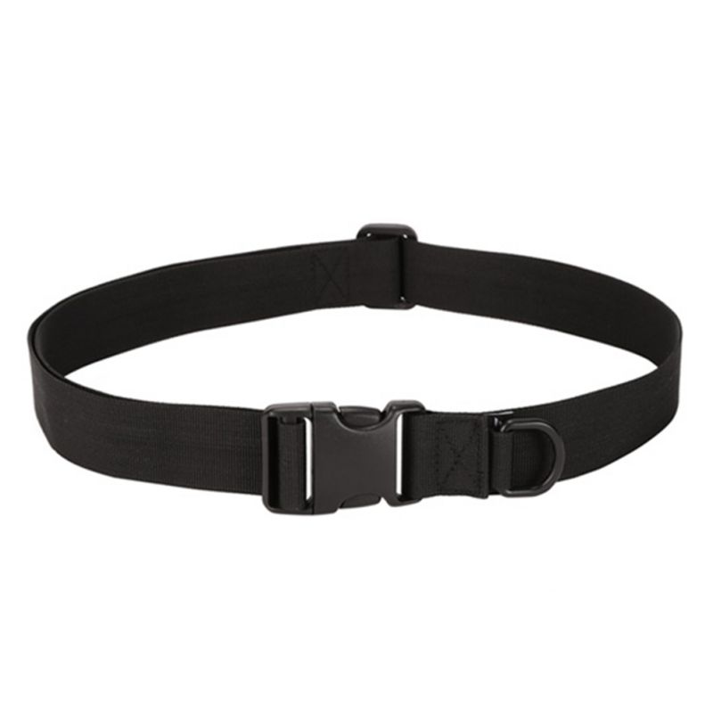 

Unisex Tactical Solid Belt Equipment Wear Bag Inside Nylon Bag Deputy Fans Belt Fastening Tape, Black