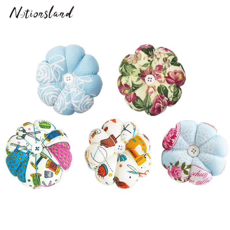 

1pc Cross Stitch Needle Sewing Pin Cushion Button Wrist Strap Holder for Stitch Sewing Needlework Accessory