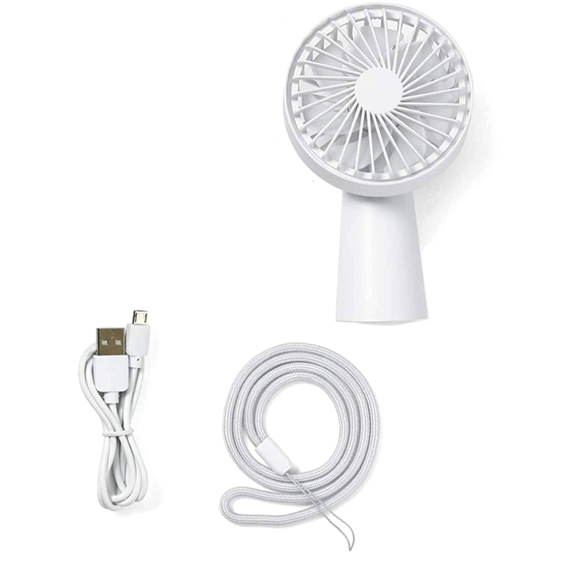 

Personal Portable Fan with USB Rechargeable 2000MAh Battery Operated Fan 3 Speeds for Kids Women Outdoor Household