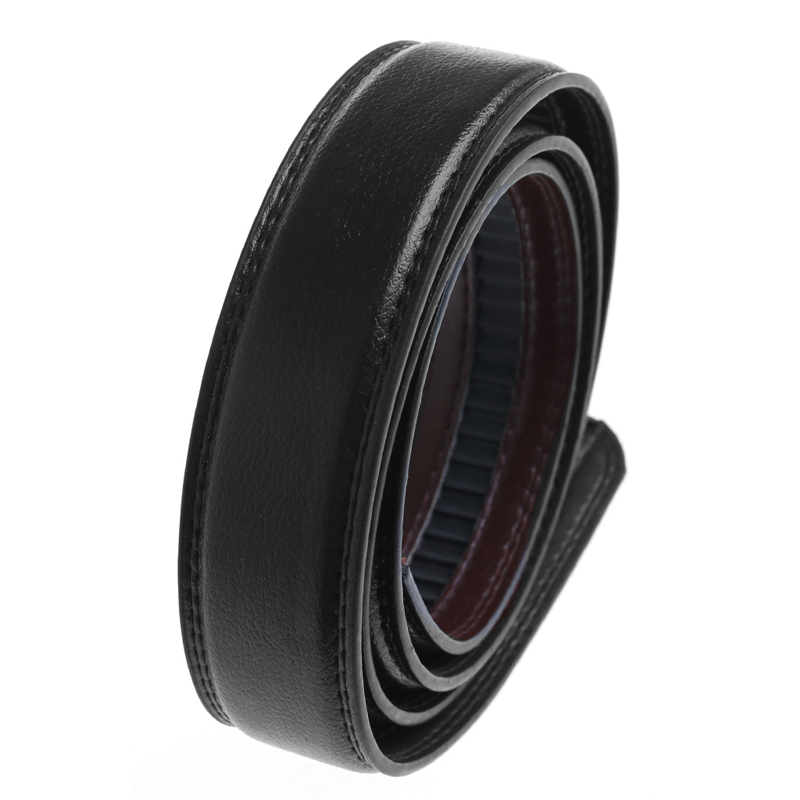 

Men's Leather Automatic Business Belt Replacing Waistband Without Buckle, As pic