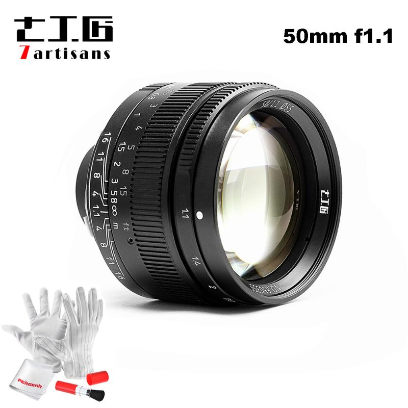 

7artisans 50mm F1.1 M Mount Fixed Lens for Leica M-Mount Cameras M-M M240 M2 M4 M4P M5 M6 M7 M8 M9 M9P M10