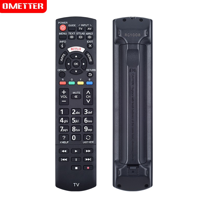 

Nuevo reemplazo Remote Control remoto N2QAYB001008 RC1008 para use for Panasoni TV LCD LED controlador con NETFLIX