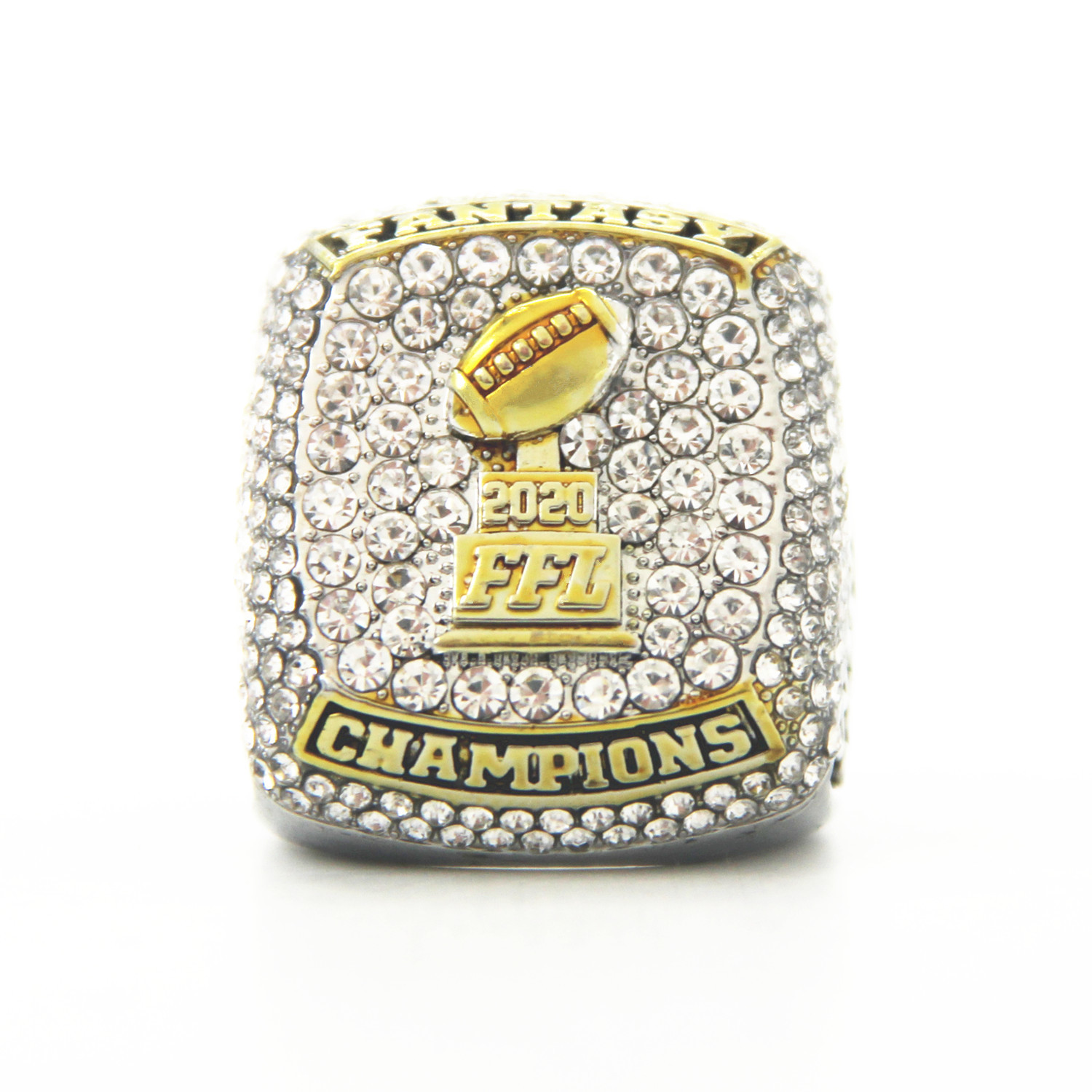 

2019 The Newest 2020 Fantasy Football Championship Ring Fan Gift wholesale Drop Shipping US SIZE 11#
