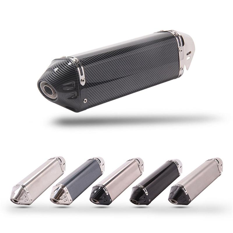 

2" Inlet 420mm Length Exhaust Pipe For Motorcycle Cafe Racer Bagger Bobber Tracker Choppers Scooter