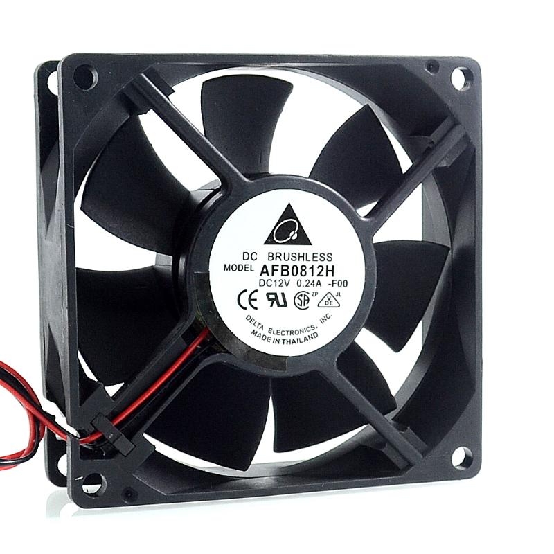 

AFB0812HH 8CM 80MM 80*80*25MM 8025 DC 12V 0.30A 2P OR 3P Server Inverter Cooling fan for Delta