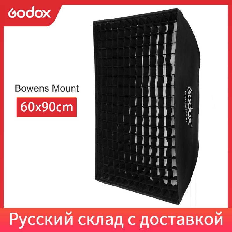 

Godox 60x90cm / 24"* 35" Honeycomb Grid Softbox soft box with Bowens Mount for Studio Strobe Flash Light DE400 DE400 SK300 SK400