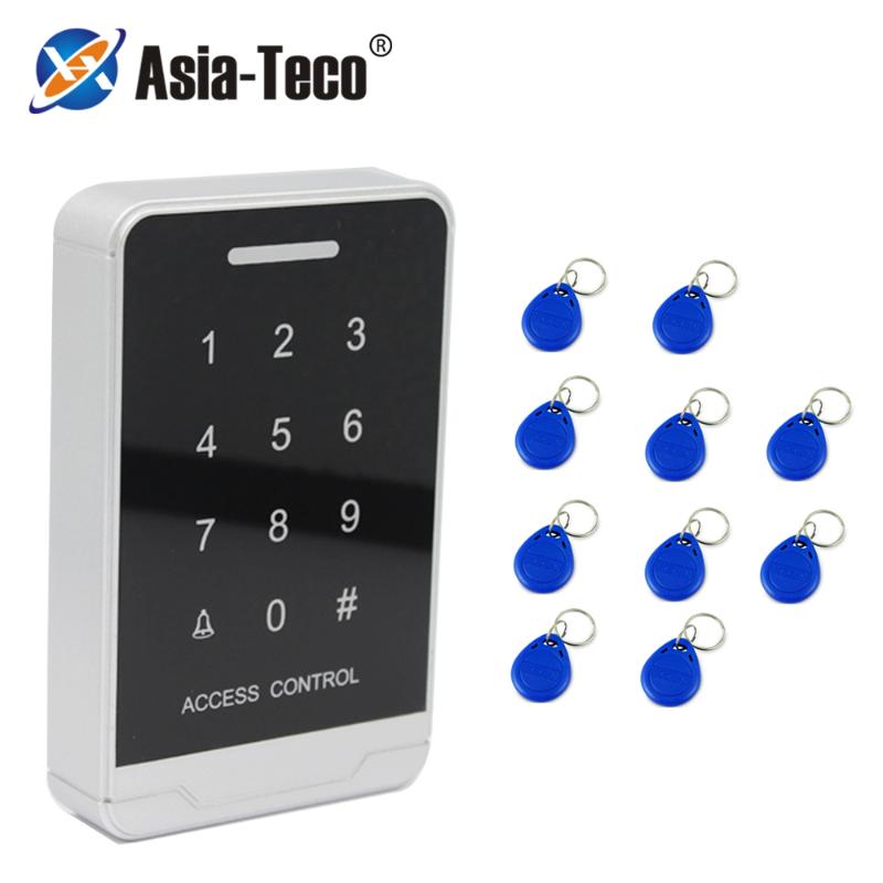 

125Khz RFID Access Control Machine Keypad digital touch panel Reader Backlight Touch Screen Standalone Access Control System