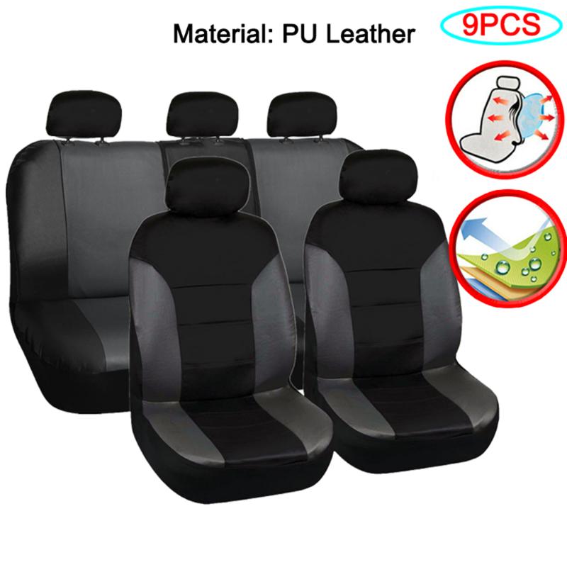 

Full Set PU Leather Car Seat Covers Auto Accessories Fit for GMC Terrain Sierra Yukon 2005 2006 2007 2008 2009 2010 2011-2020