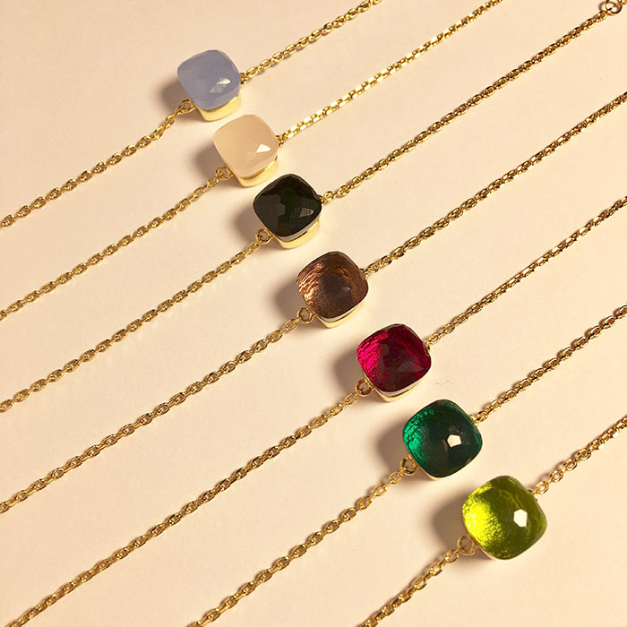 

gold color cz crystal candy bracelet for girls famous italy brand Pole jewelry nudo copper Austria Colorful Crystal bracelet