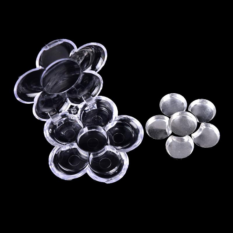 

Brand Plum Rotary Eyeshadow Cosmetic Palette Case Blossom Glitter Matte Brush Makeup Box Tools NICE, White