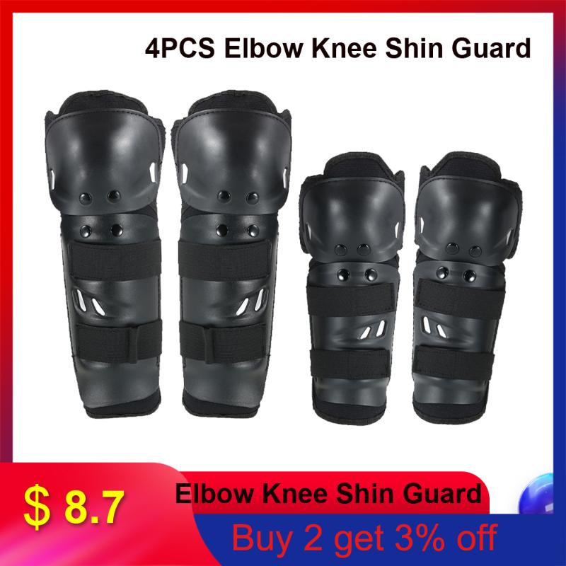 

Motorcycle Racing Knee Guards Elbow Knee Shin Guard Pads Breathable Adjustable Cap Pad Protector Elbow Armor For Man Women, Knee pads