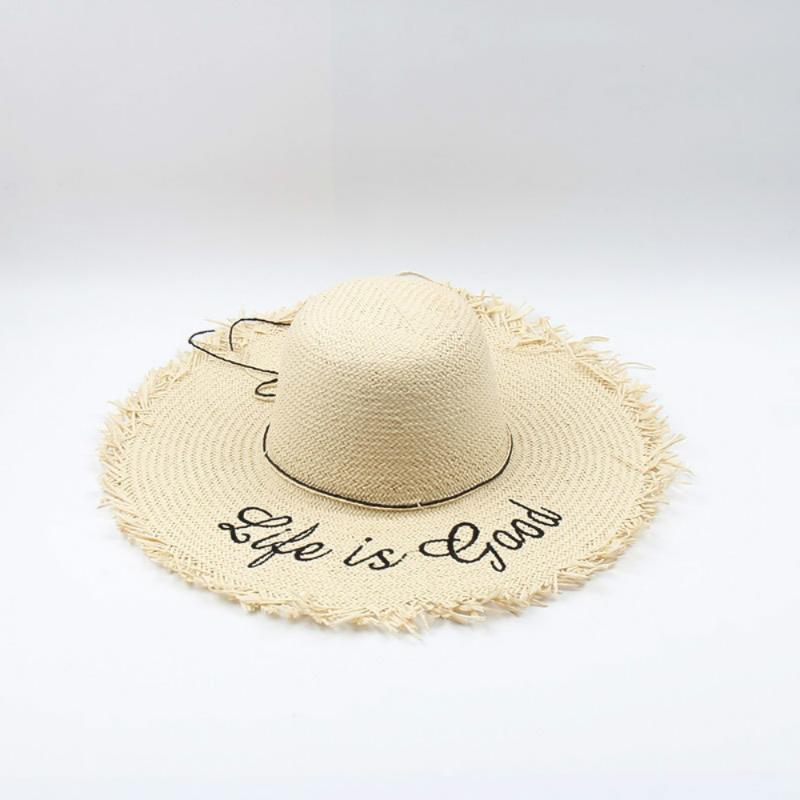 

Sun hat female cap Burr knitting summer Sunscreen sunshade Sandy beach Straw hand made Visor Foldable fashion, Pink