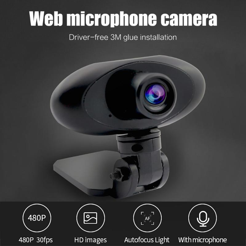 

Webcam USB 480P HD Webcam Web Cam Camera Clip-on With Microphone For Computer PC Laptop Desktop USB 2.0 Interface In Stock MA3, As pic