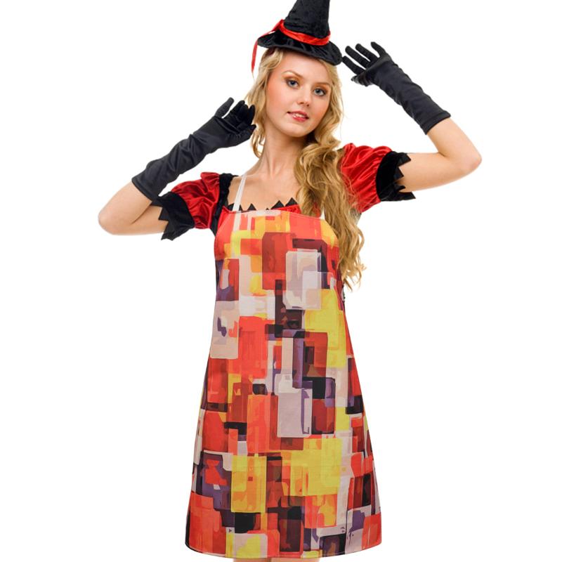 

Aprons Creative Halloween Apron Hanging Neck Sleeveless Serving Housework For Home Restaurant