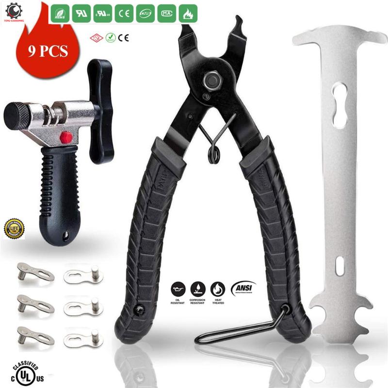 

Bike Chain Tools Chain Hook Cutter Bike Link Plier Wear 3 Pairs Bicycle Missing Links,Mountain Repair