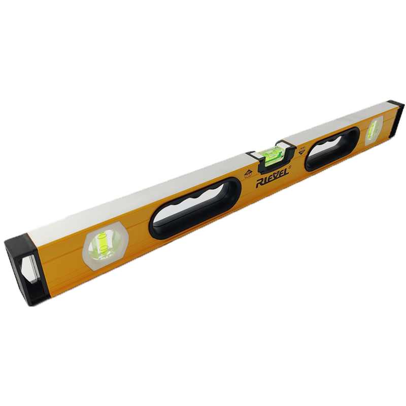 

Level household multifunctional 80cm measuring rule 3 level bubble double-sided milling bottom box spraying thick aluminum level