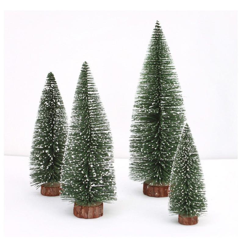 

1PC Mini Christmas Tree Stick White Cedar Desktop Small Christmas Tree Home Decor Garden New kerstboom joulukuusi