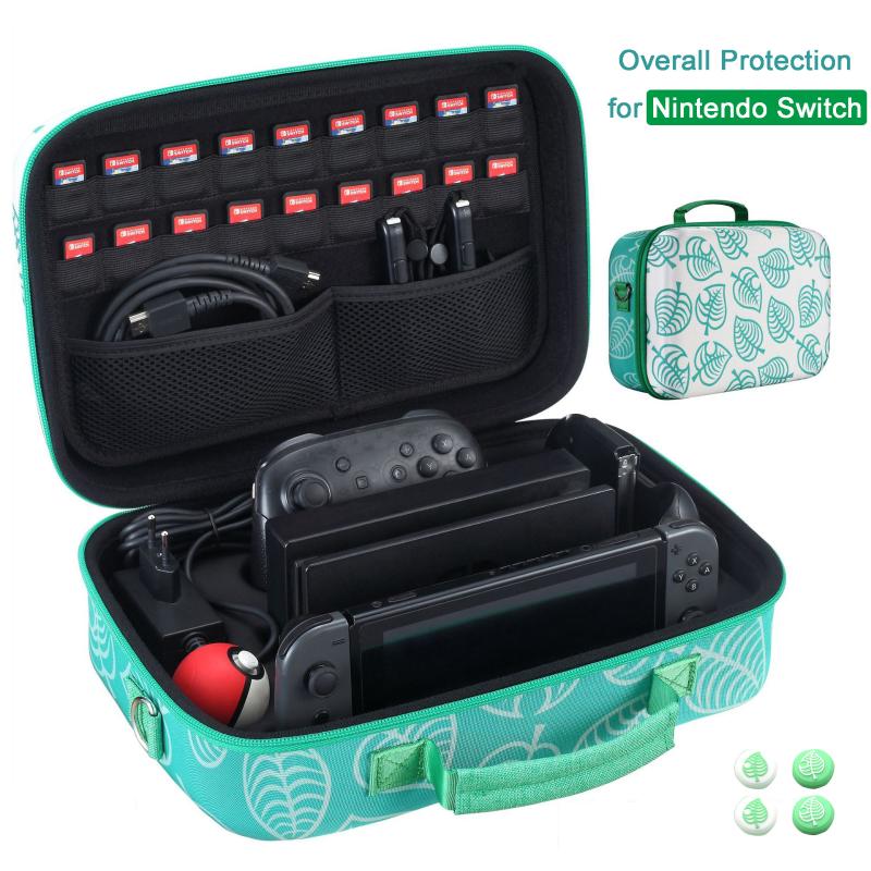 

Animal Crossing Portable Switch Storage Bag Waterproof Travel Carrying Case Shoulder Strap Handbag for NS Accessories