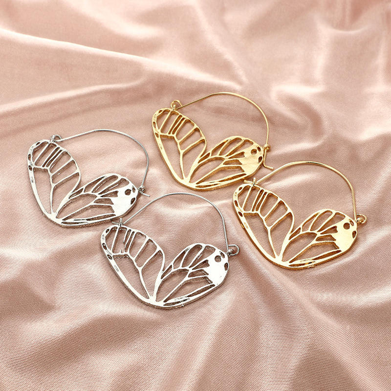 

Womens Irregular Geometric Earrings Butterfly Earring Hollow Heart Earring Ladies Costume Jewellery Metal Earrings