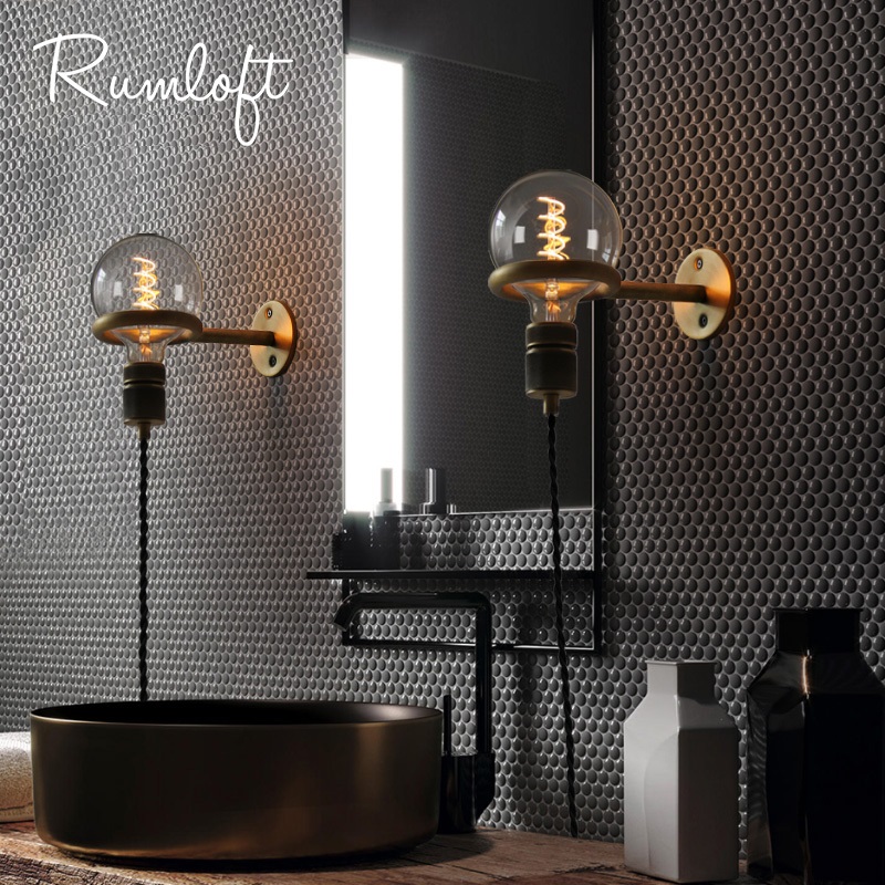 

IWHD Loft Decor Vintage Wall Lamp Bedroom Beside Stair EU Plug 220v Switch Industrial Retro Wall Light Sonce Eidson LED