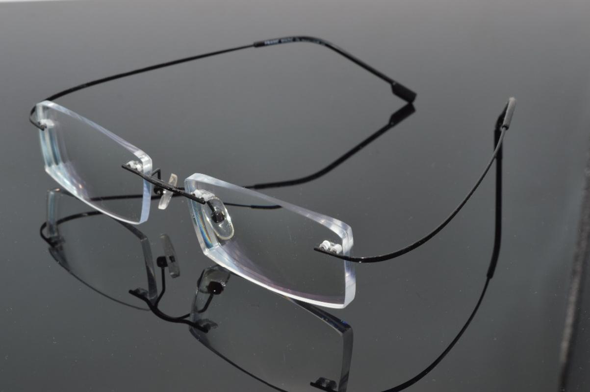 

2020 New Titanium Hingeless Rimless Reading Glasses Ultra Light Uv400 Anti-fatigue Lenses +1.0 +1.5 +2.0 +2.5 +3.0 +3.5 +4.0
