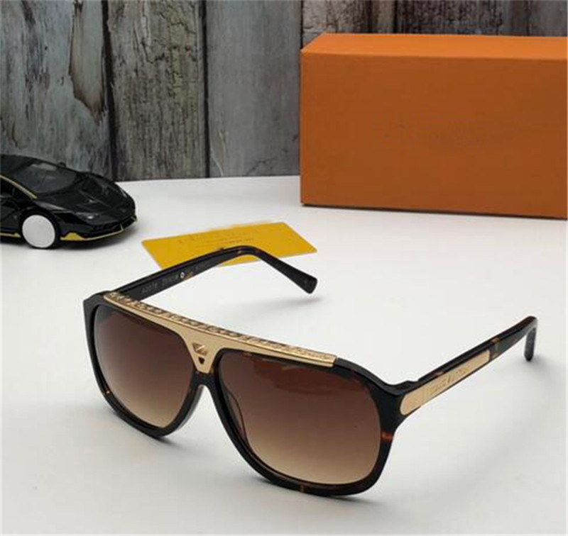 

2020new High Quality Brand Sun glasses Evidence Sunglasses Designer Glasses Eyewear mens Womens Polished Black Sunglasses come with box case