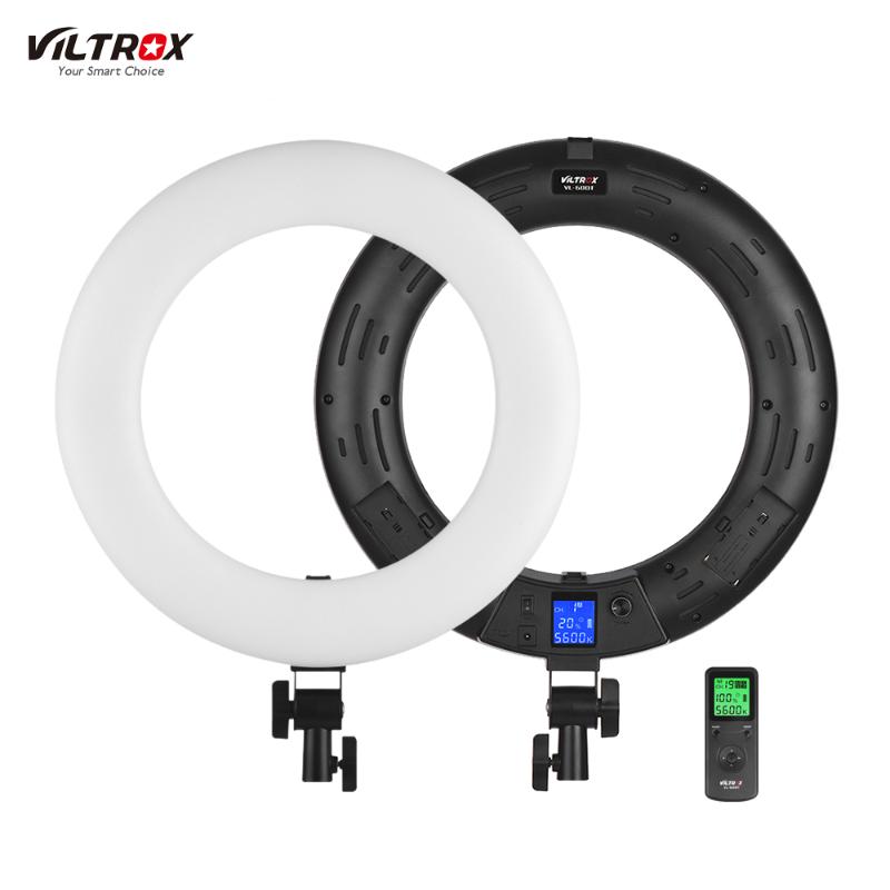 

Viltrox VL-600T Professional Bi-Color LED Ring Video Light Fill Light for Studio Shooting Live Video Portrait Photography