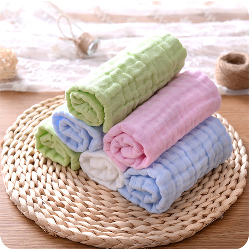 

23*23cm High Quality Square Solid Cotton Soft Face Cleaning Towel Unisex Adult Kids Baby Bath Towel, Pink