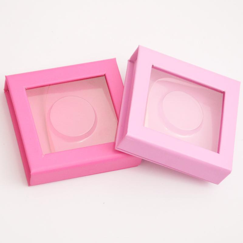 

10pcs/pack Wholesale False Eyelash Packaging Box Custom private Logo 25mm Mink Lashes Box Fake strip Faux Cils Case Empty Makeup