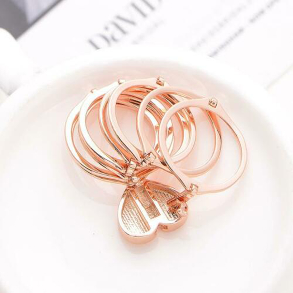 

Retractable Dual Bracelet in One Gift Finger Hoop Jewelry Decoration for Women LL@17