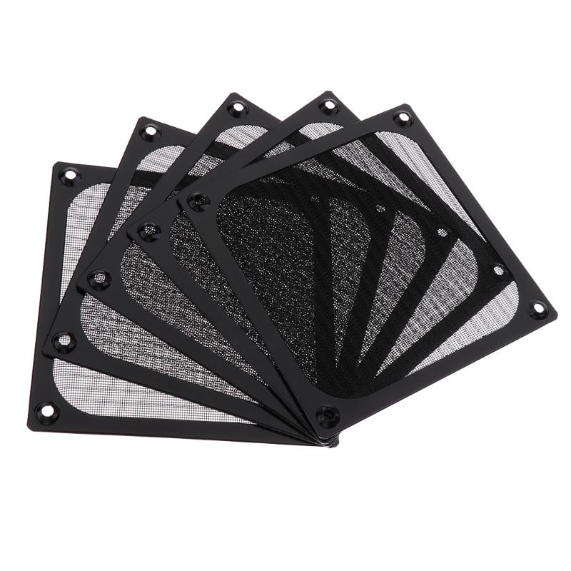 

Stainless Mesh Filter Fan 5pcs 120mm Dustproof Case Fan Dust Filter Guard Grill Protector Cover for PC