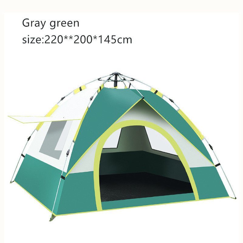 

Desert& Automatic Tent 3-4 Person Camping Tent,Easy Instant Setup Protable Backpacking for Sun Shelter,Travelling,Hiking