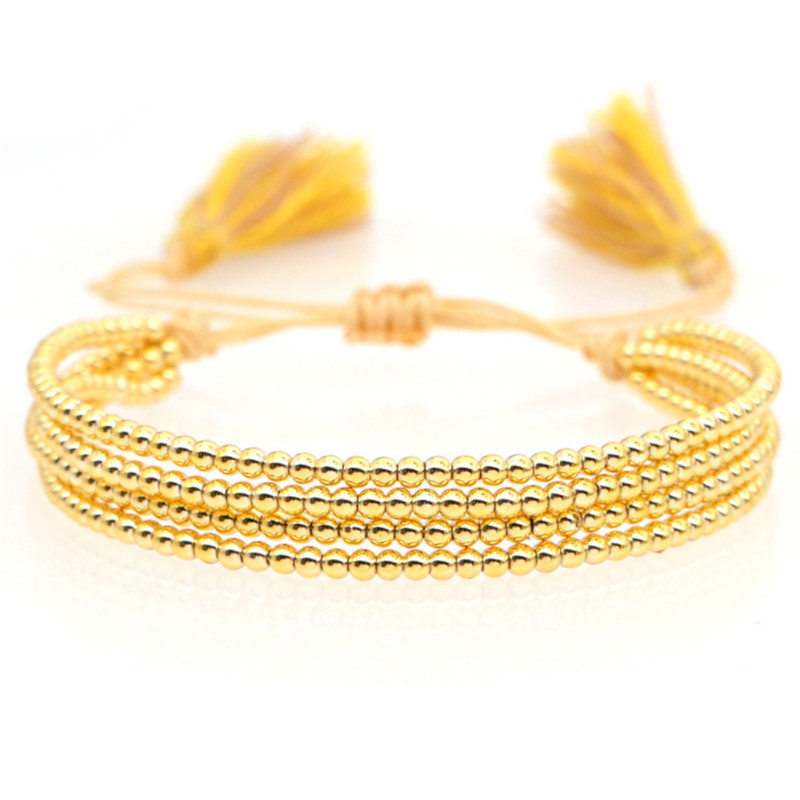 

Boho Tassel Beads Bracelet Bangles Jewelry Men Gold Bracelets For Women Handmade Gift Woman Accessories