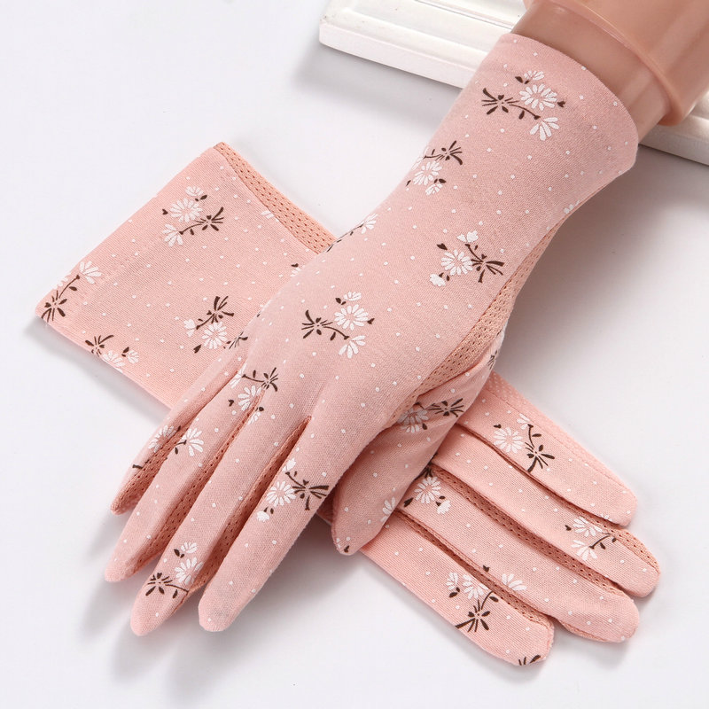 

Sun-proof Gloves Lady Thin Summer UV-proof Short Mittens Women Driving Anti-skid Elastic Anti-ultraviolet Female Hand Muff H3099