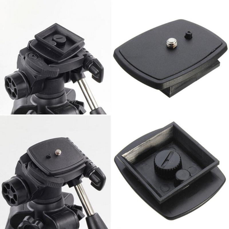 

1pc Wholesale Quick Release Tripod Monopod Head Screw Adapter Mount For VCT-D680RM D580RM R640 Velbon PH-249Q Pan Head Black