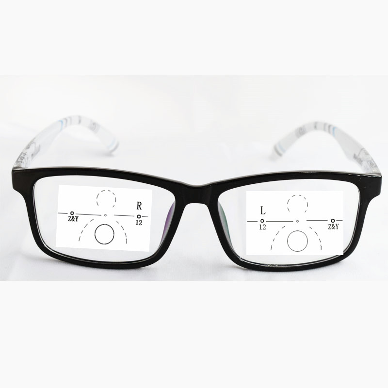 

Fashion Quality Men Style Tr90 Progressive Reading Glasses Multifocal Full Rim Aspheric Presbyopic Eyewear for Men Women