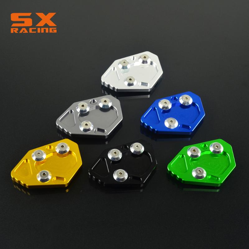 

Motorcycle Side Kickstand Stand Extension Plate Pad For K1200S K1200R 05-08 K1300S K1300R 2009-2014 09 10 11 12 13 14